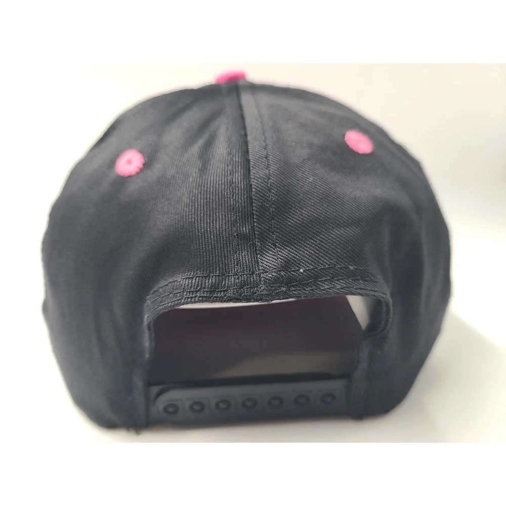 Vintage Exide Batteries Racing Team‎ Snapback Hat Cap Cotton 90s Men Black Pink